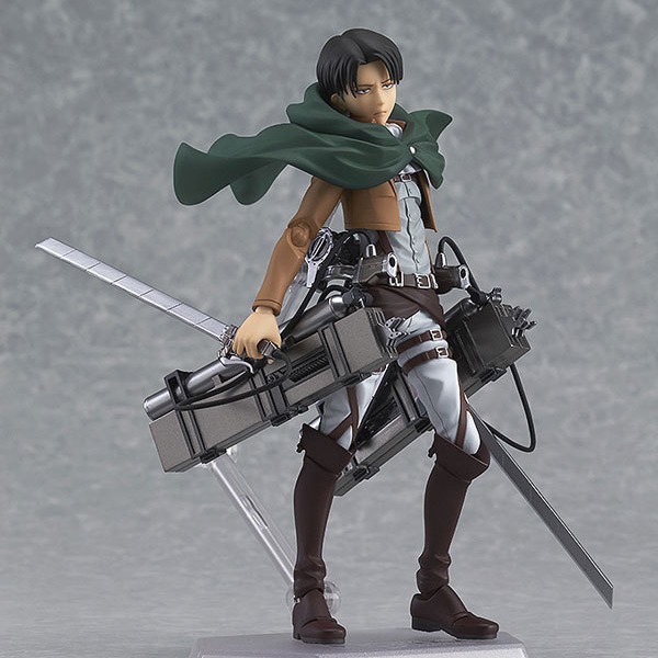 Figma 進擊的巨人 三笠203# 艾倫207# 兵長213# 可動 手辦模型