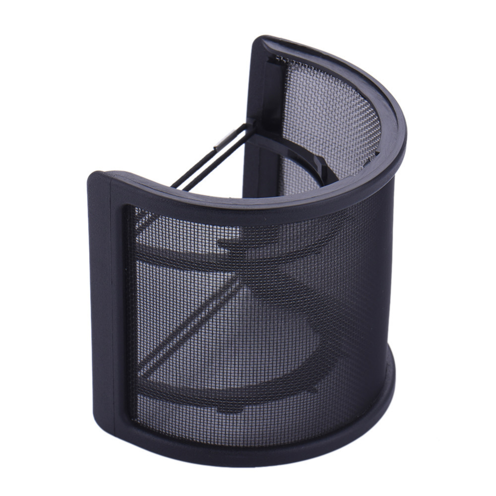 Factory wholesale live recording microphone U-shaped mesh water cover anti-spray net wired microphone metal mesh anti-spray cover