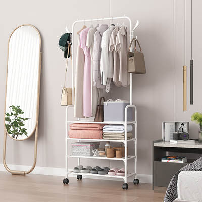 Hot-selling multi-functional shoe and hat rack multi-layer combination storage shoe rack coat rack clothes rack bedroom Hall storage rack