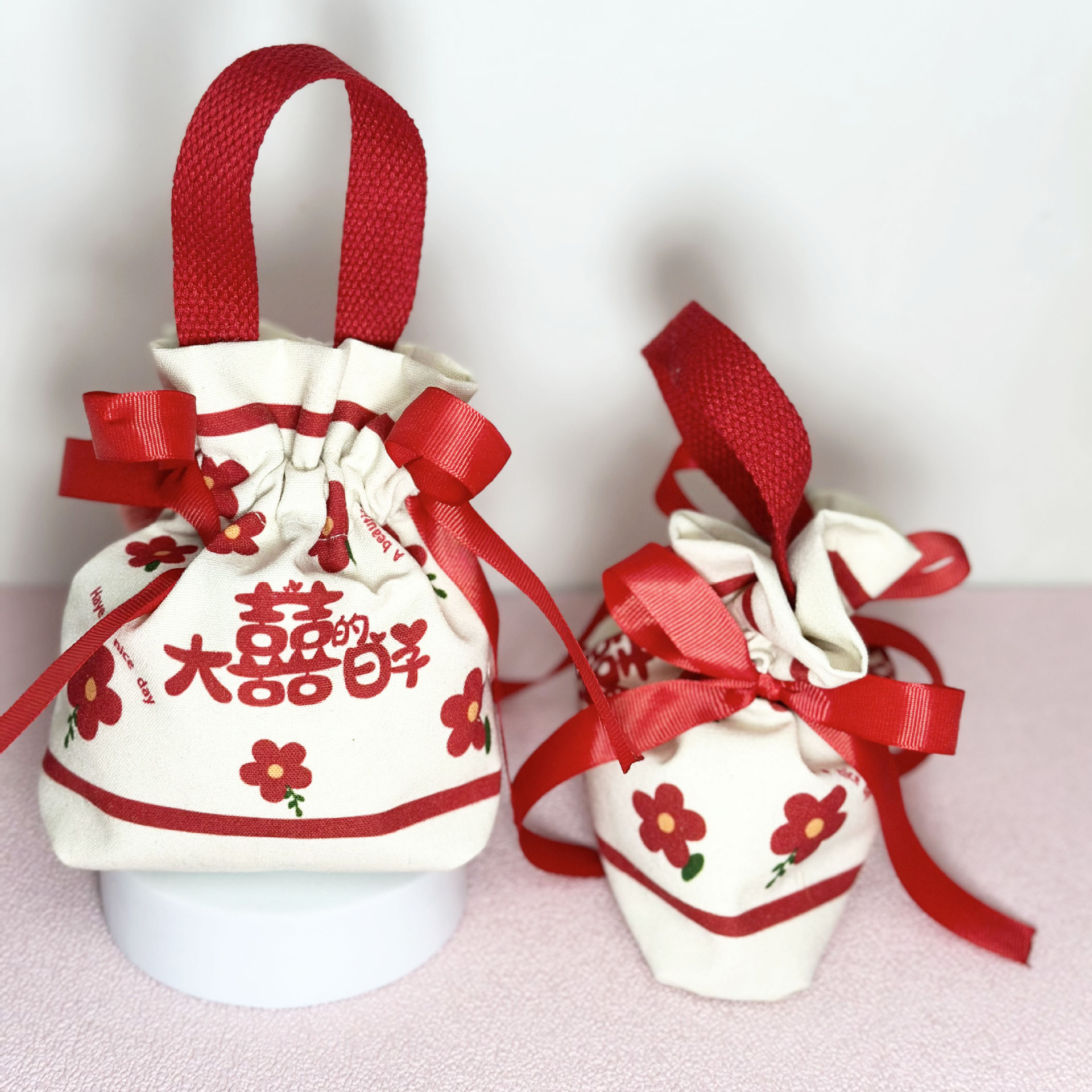 Persimmon Ruyi Sugar Bag Wedding Sugar Box Accompanying Gift Advanced Teacher's Day Gift 100-Day Banquet Full Moon Age