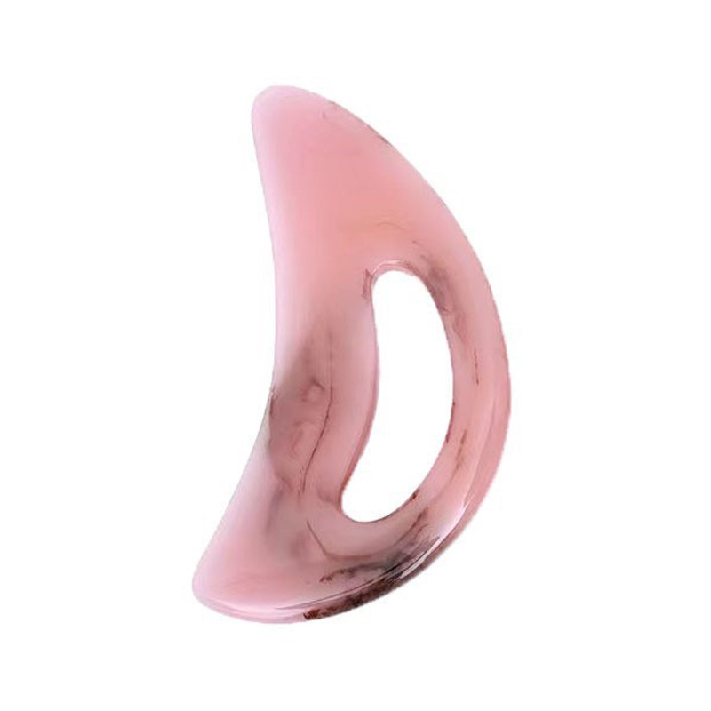 Body meridian massage large scraping board resin beeswax curved knife-shaped facial scraping board back shoulder and neck scraping