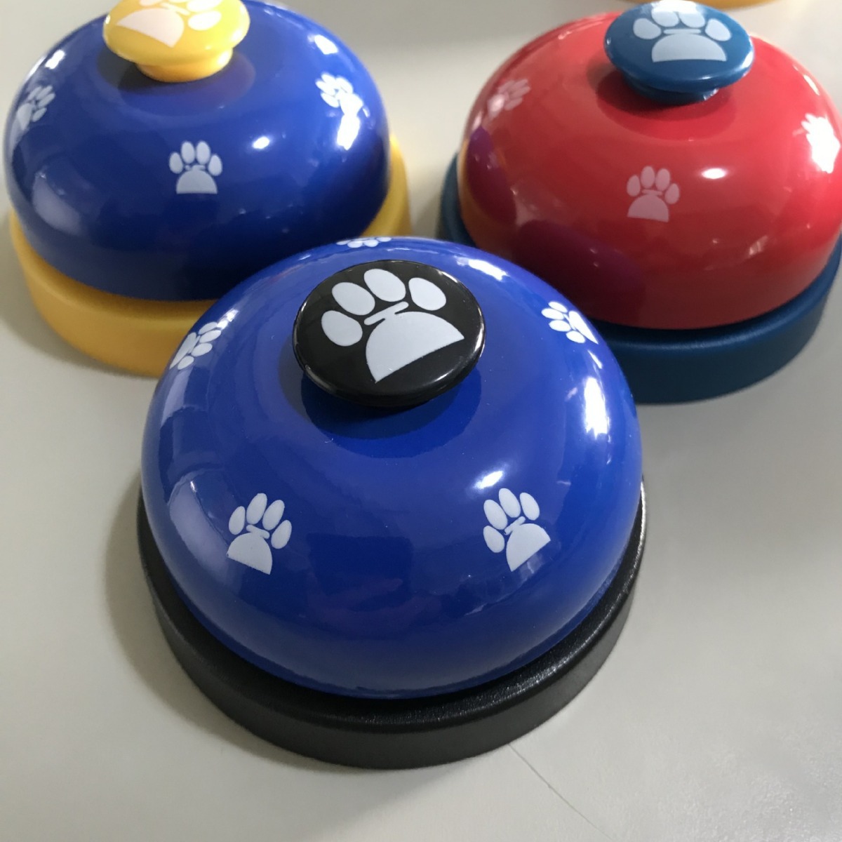 Pet звонок Кошка Собака тренер игра колокольчик собака Лапа колокольчик плюшевый собака колокольчик звенящий колокольчик интеллектуальная игрушка колокольчик 72 мм
