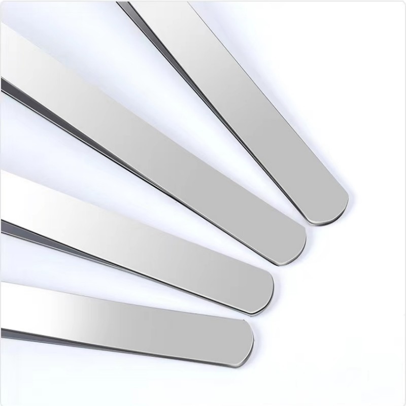 Stainless steel tweezers hand account bird's nest peach hair nail straight elbow hardware tools mobile phone repair group manufacturers supply
