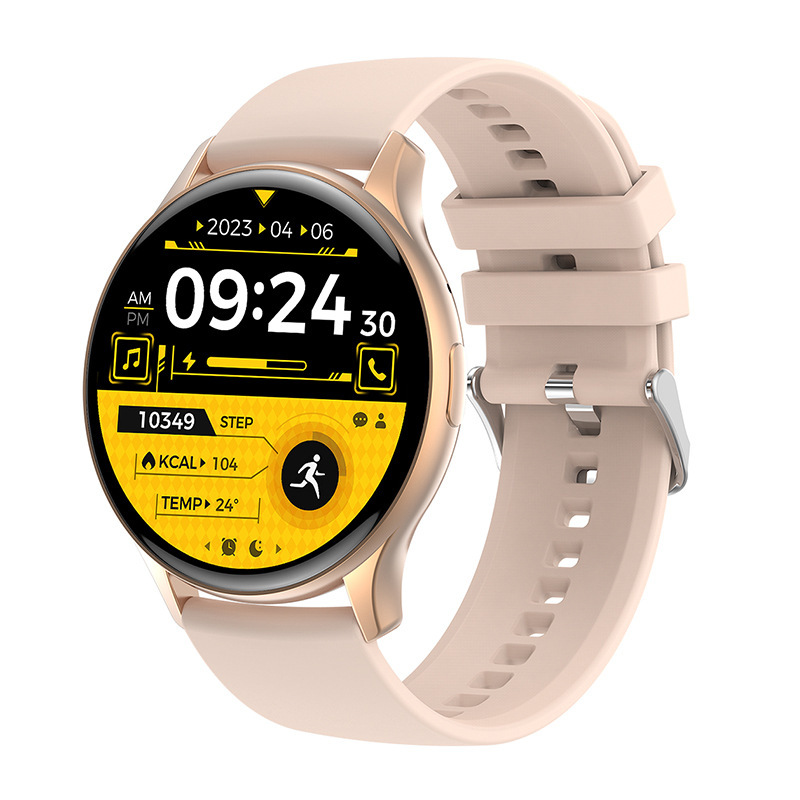 HK89 Bluetooth talk Smart Watch heart rate blood pressure NFC weather Music multi sport smart watch AMOLED