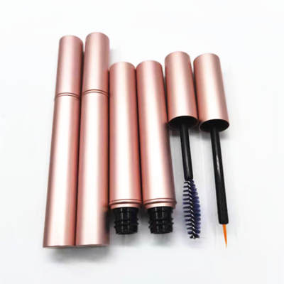 Aluminum whole Rose Gold mascara empty bottle 4ml growth liquid empty tube sleeve aluminum tube eyeliner gel bottle