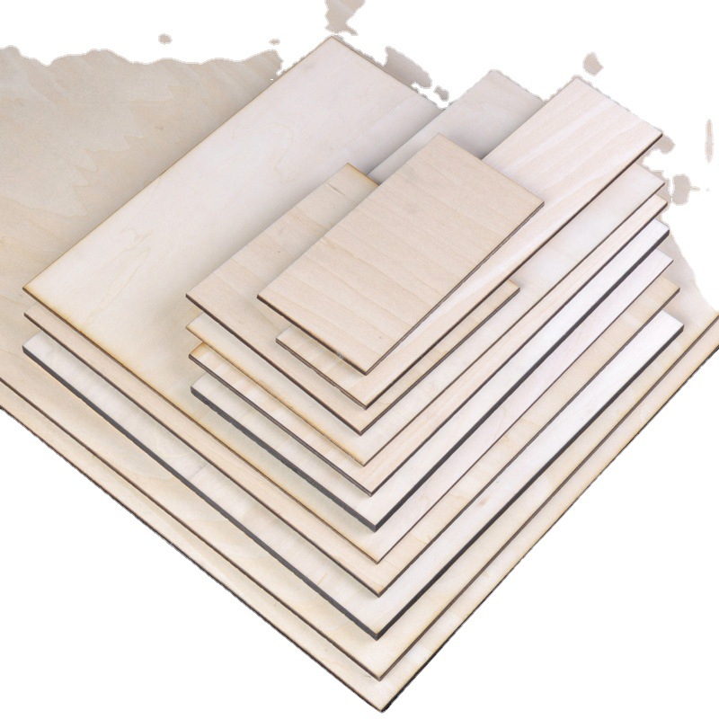 Basswood laminate handmade diy building model material small wood block thin wood board small size fixed cutting 1