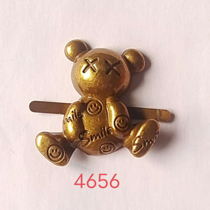 Cave Shoes Accessories Shoe Buckle Bear Shoe Flower Detachable Shoe Buckle Hardware Accessories Metal Fashion Backpack Accessories Accessories