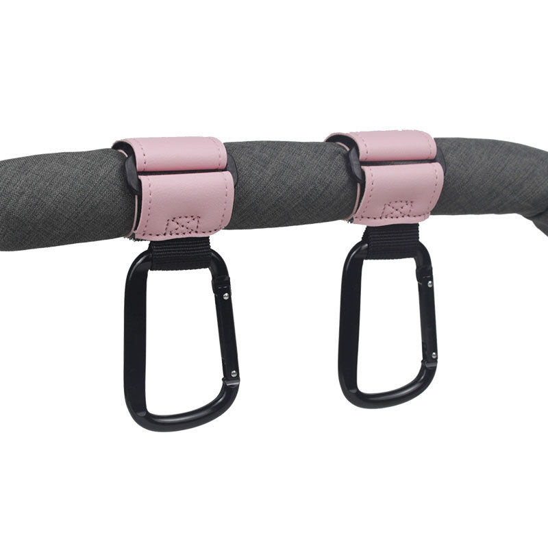 Metal stroller hook buckle baby stroller bag hook PU leather hook hook hook hook hook hook hook hook hook hook Hook 2 Universal