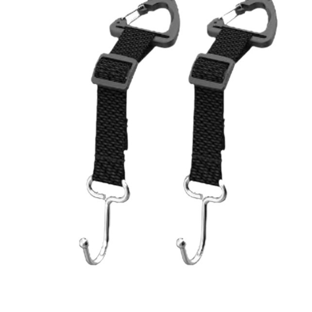 Wholesale car key hook car safety seat headrest hook adjustable car rear stainless steel hook