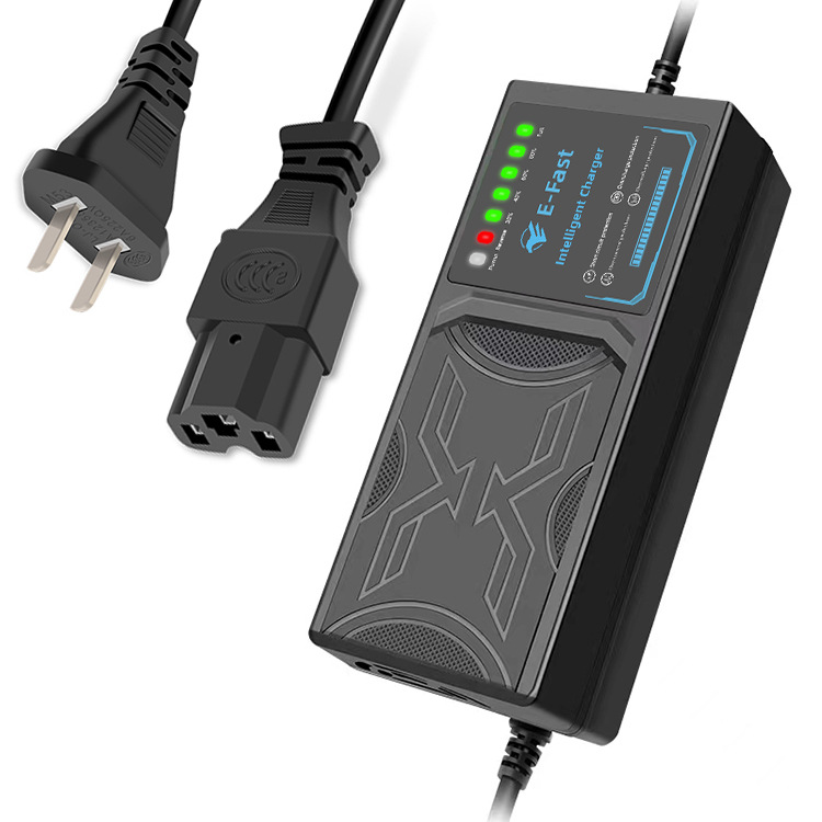 72V60V48V electric car charger reverse connection protection temperature protection full shutdown 7 lights display power