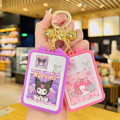 Cartoon handheld jigsaw puzzle game keychain student decompression small gift schoolbag pendant wholesale children's educational toys