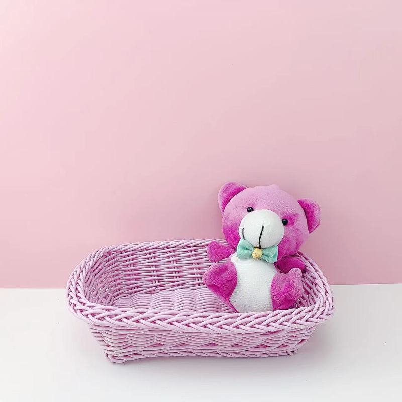 Insマカロン色のデスクトップ収納バスケット|undefined
