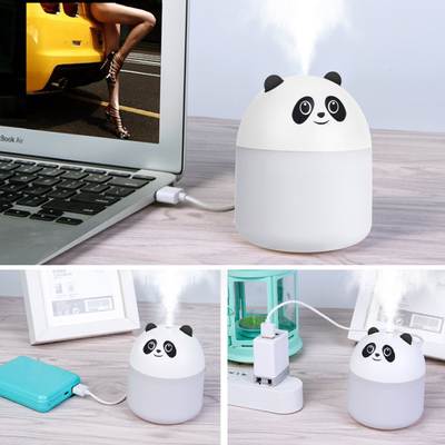 Cute pet mini humidifier household USB night light desktop bear cartoon mute air humidifier gift