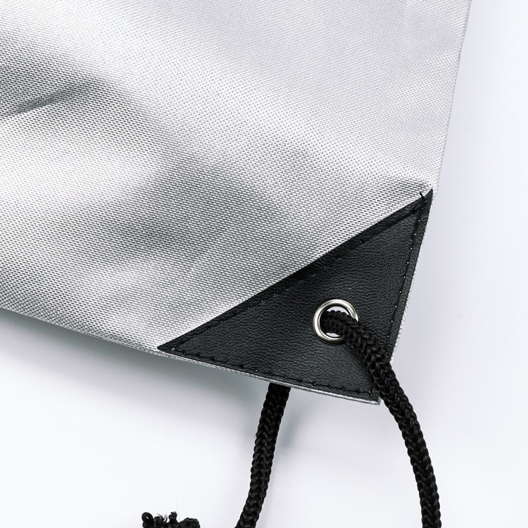Фабрика Оптовая Серебряный Водонепроницаемый Мешок Полиэфира мешок drawstring рюкзак студент рюкзак drawstring мешок drawstring