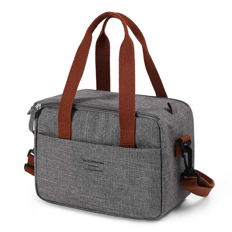 High-looking thermal insulation office worker lunch box bag aluminum foil waterproof large capacity lunch bag cross-border hot selling portable lunch bag