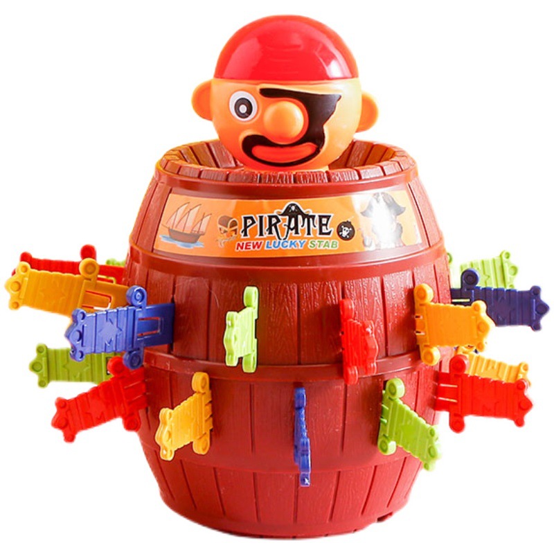 Shake Tone Pirate Barrel Internet Celebrity Toy Uncle Barrel Insert Sword Parent-Child Interactive Funny Game Decompression Decompression Artifact