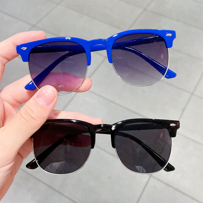 Children's Sunglasses Boys' and Girls' Fashion Trendy Baby's Sunglasses Anti-ultraviolet Korean Style Girl's Sunshade Glasses