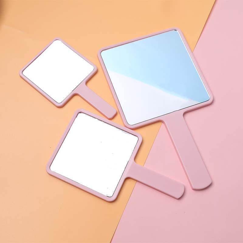 E-Commerce direct sales mirror tremolo live welfare handle mirror activity handheld mirror square makeup mirror love mirror