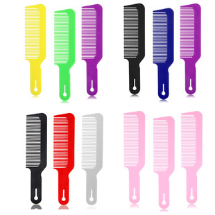 Hot Style Hairdressing Style Comb Curly Hair Thickened Style Combing Hair Comb Flat Head Plastic Comb Hair Salon Hairdressing Tools