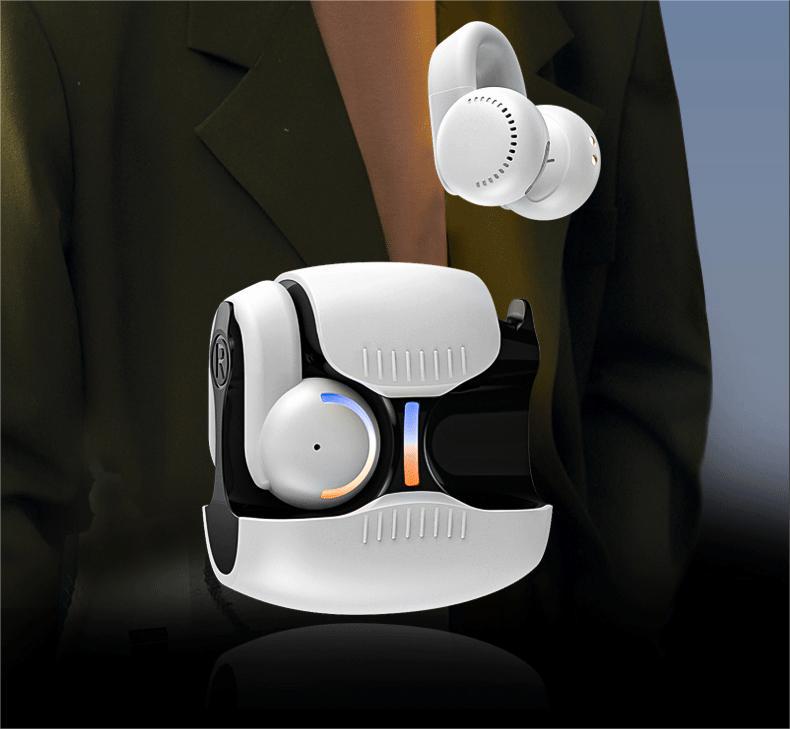 Cross-border new non-in-ear ear clip-type space shape astronaut wireless Bluetooth headset noise reduction sports long endurance