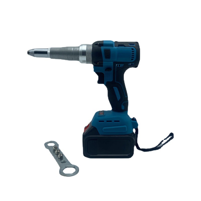 Lithium battery automatic rivet gun rechargeable industrial electric nail gun tool blind rivet head manufacturers