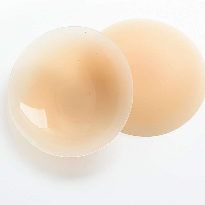 Solid Emulsion Sticker Non-adhesive Self-adhesive Solid Liquid Breast Sticker Invisible Anti-bump Thin Nipple Sticker Dress Anti-slip Emulsion Sticker