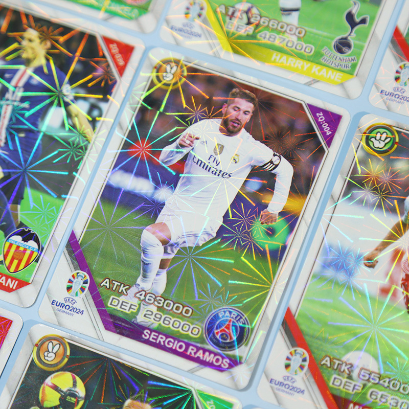 Ronaldo Card Laser Flash Card Book World Cup Portugal National Team No.7 Football Star Card Wholesale