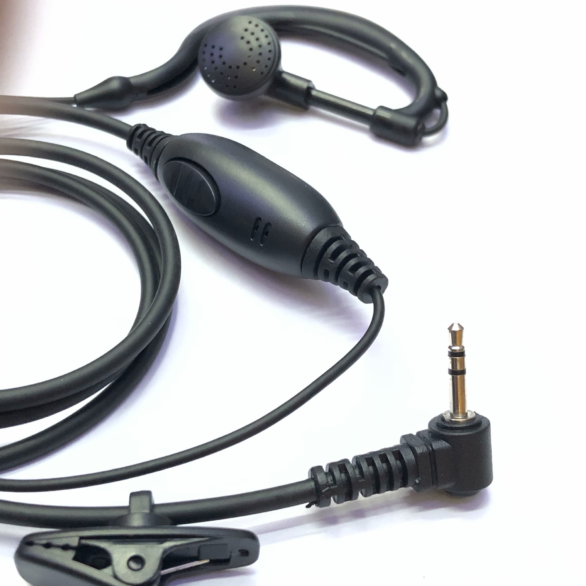 Mini walkie-talkie headset t head 2.5mm intercom small machine ear earphone cable single hole suitable for maker kacai Zhongchen