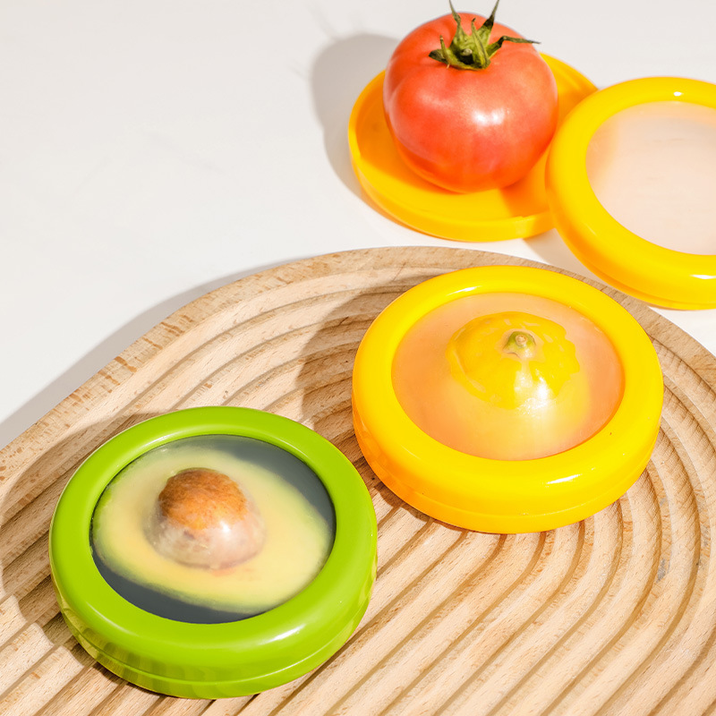 Portable fruit crisper silicone storage box food grade refrigerator storage box food supplement storage crisper storage box