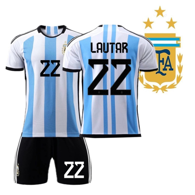 Champion Home No.10 Messi No.11 Di Maria フットボール ジャージ ワールドカップ 2022/23 アウトドア スポーツ フットボール シャツ|undefined