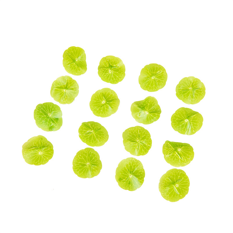 Hot 3.5cm simulation small lotus leaf simulation plant fake lotus leaf home decorations small pond decoration