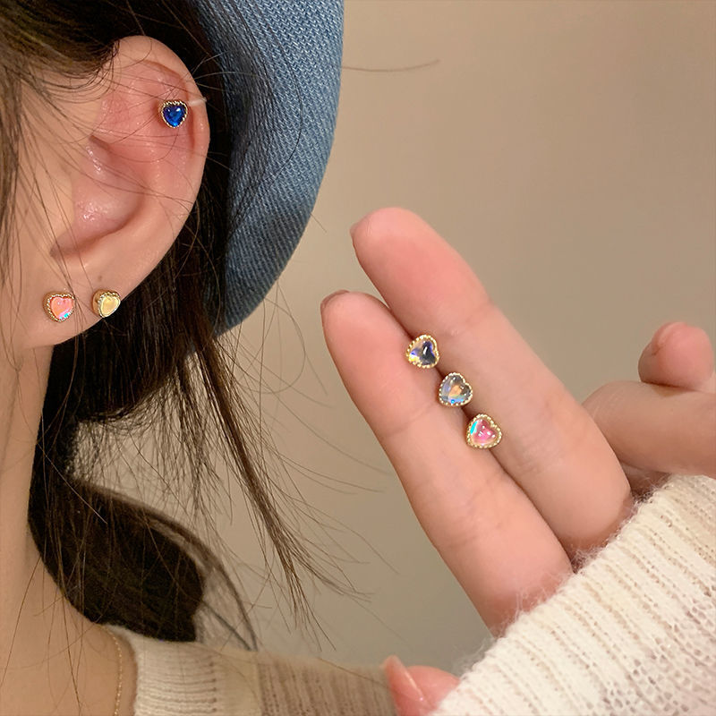 嘟嘟夫婦養耳洞耳釘女睡覺免摘耳環小眾設計高級感耳飾潮