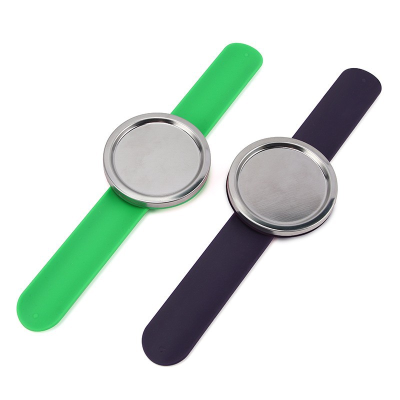 New groove magnet clap bracelet silicone hair magnet clap ring magnet needle suction device hair clip hair paste tool