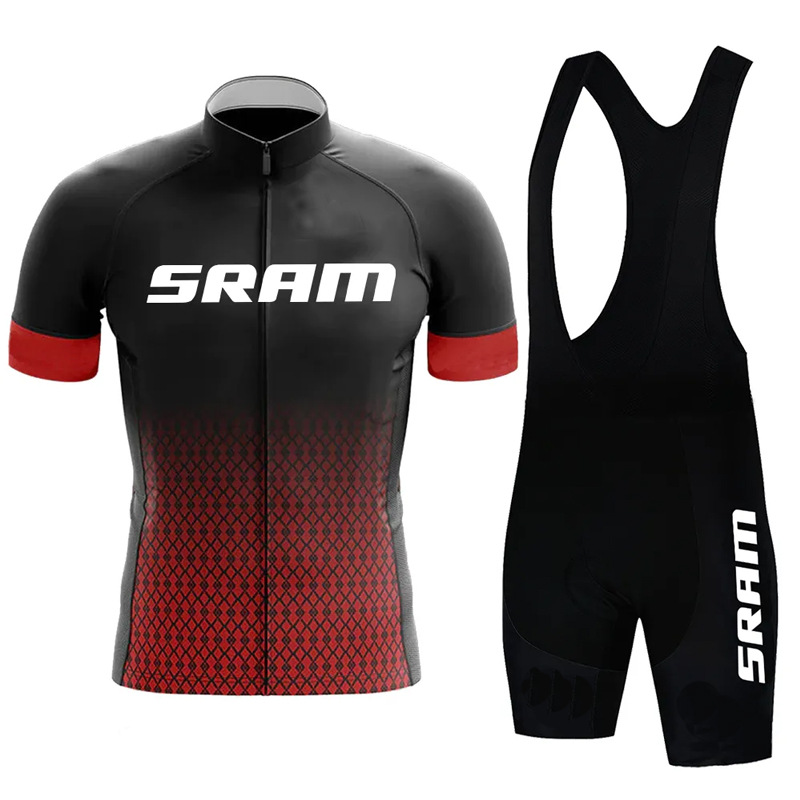 2023 Cross-border Cycling Suit SRAN Tour de France Short-sleeved Suit Sweat-wicking and moisture-absorbing event cycling suit