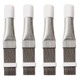 4PCs metal fin comb