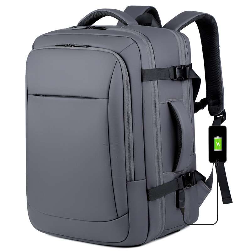Cross-border Computer Backpack Men's Business Large Capacity Portable Backpack Waterproof Extended Travel Backpack
