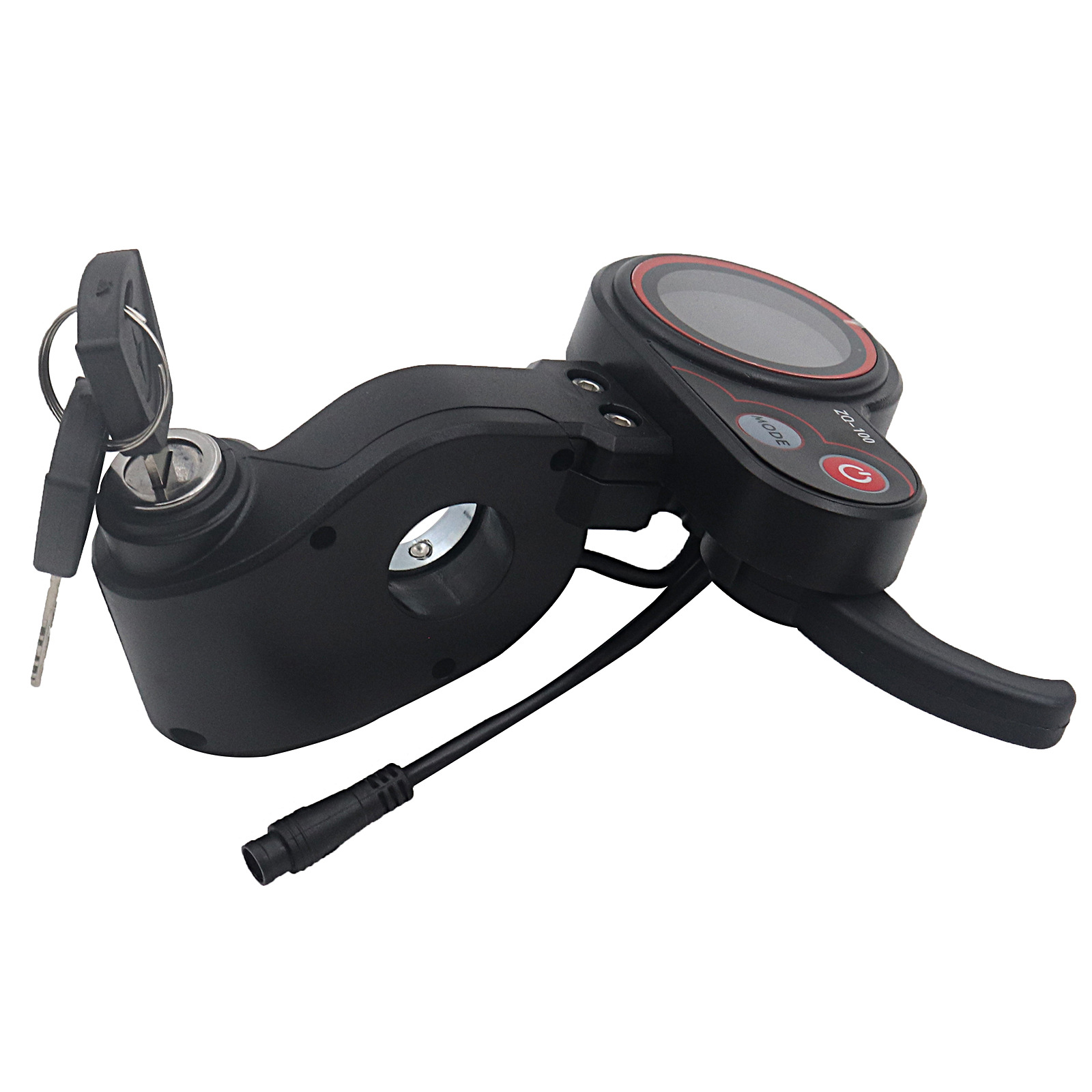 Indicator with key ZQ-100 electric scooter meter high and low speed adjustable mileage speed 6-core