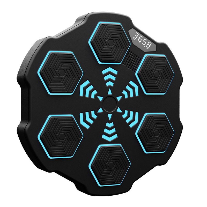 新型スマート音楽ボクシング機ボクシング標的家庭用フィットネスbluetooth音楽照明リズムボクシング壁標的|undefined