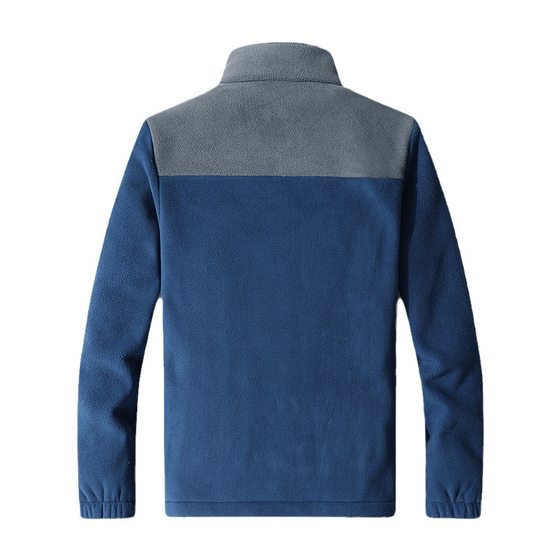 Factory Direct Plus Size Men's winter coat jacket fleece coat fleece-lined thick warm coat men's jacket