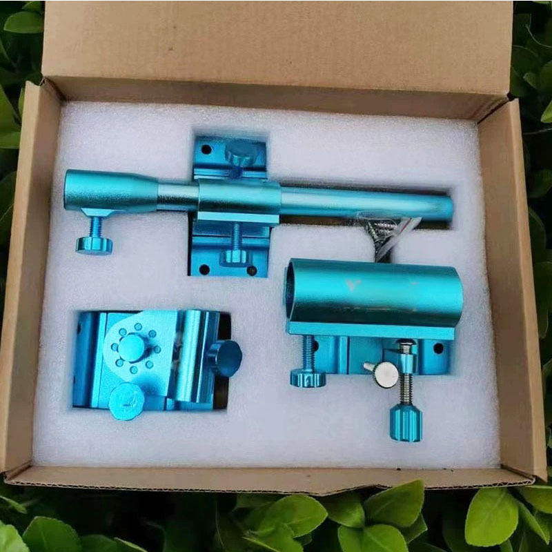 Wholesale fishing box accessories aluminum alloy three-piece battery rack fish protection rack bait tray rack umbrella rack disassembly fishing gear accessories