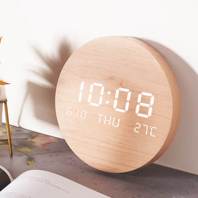 LED wall clock creative clock living room home bedroom mute clock Nordic style fashion wall clock G201