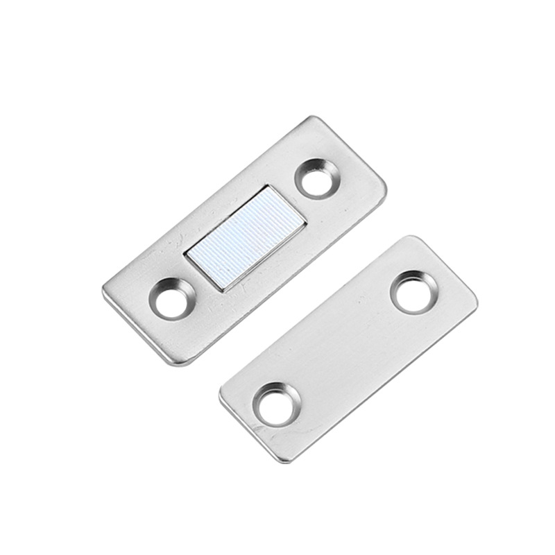 Ultra-thin cabinet suction invisible 90 degree magnetic sheet wardrobe door magnetic drawer miniature sliding door strong magnetic non-punching door suction