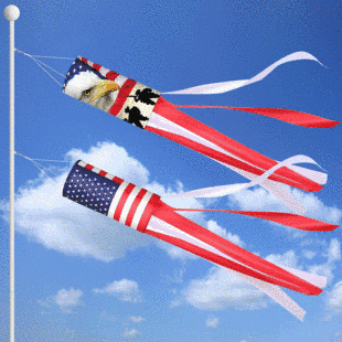 Amazon American Wind Drum Flag American Independence Day National Day Labor Day Wind Vane American Flag Wind Drum Bag