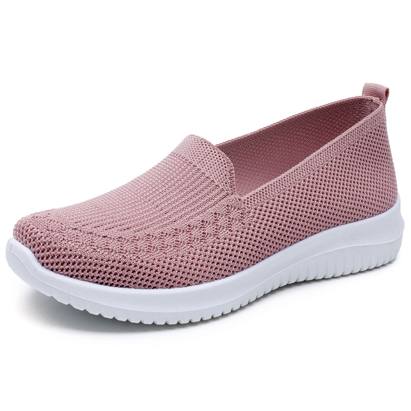Old Beijing Cloth Shoes Women's Spring Lightweight Breathable Non-slip Middle-aged Old People's Shoes Flat Walking Shoes Mother Shoes Women's Shoes