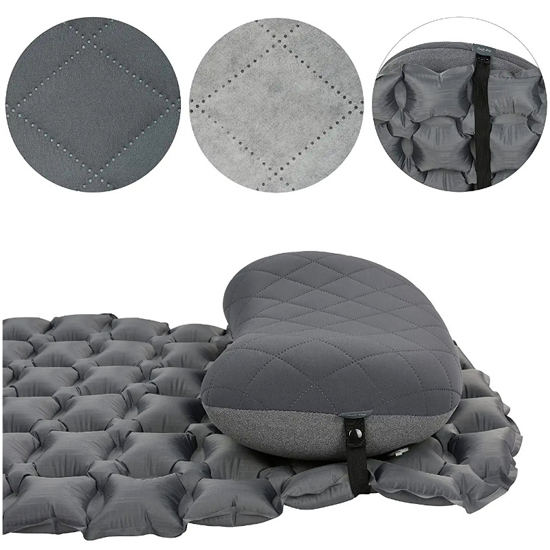 Special pillow for wild camping washable pillowcase travel picnic adjustable folding portable tpu outdoor inflatable pillow