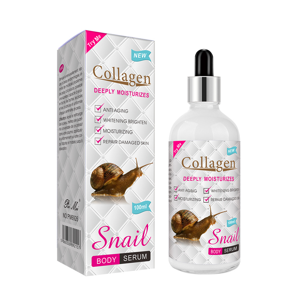 Cross-border snail Body essence milk moisturizing brightening liquid Body care Body milk wholesale Body serum