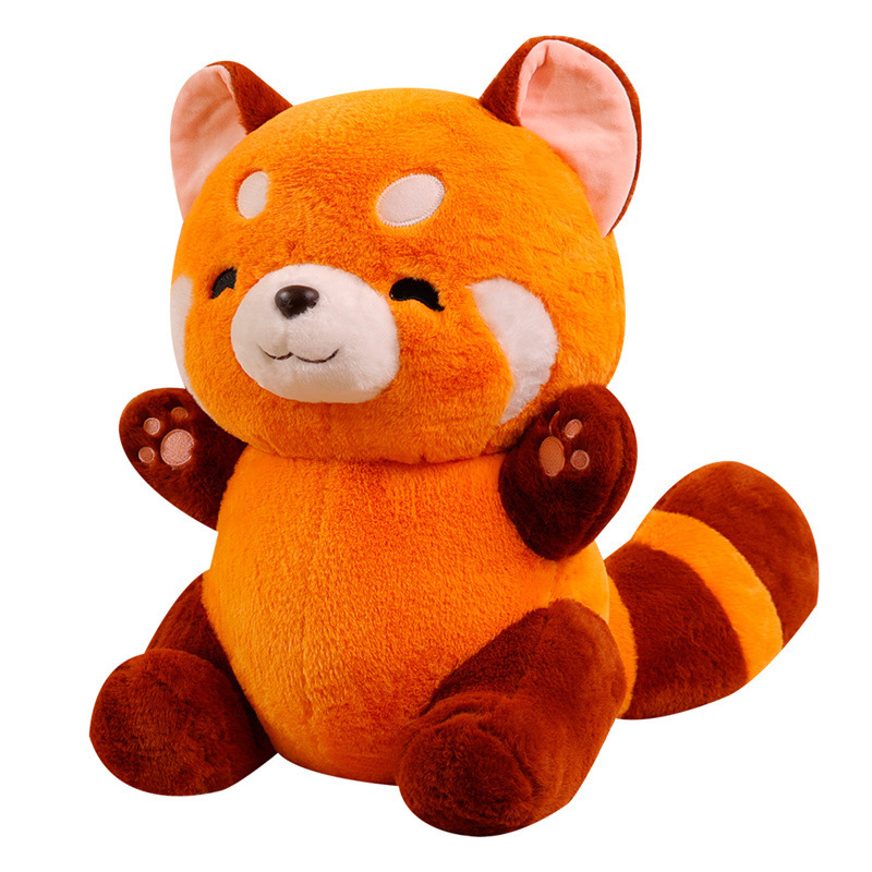 新商品のアライグマのぬいぐるみの座り方|undefined