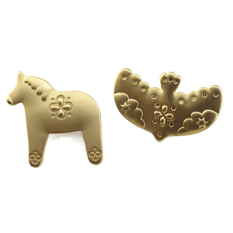 Fashion Simple Bird Butterfly Pony Kawakawa Ming Style Brooch Japanese and Korean Style Clothes Accessories Pin Corsage