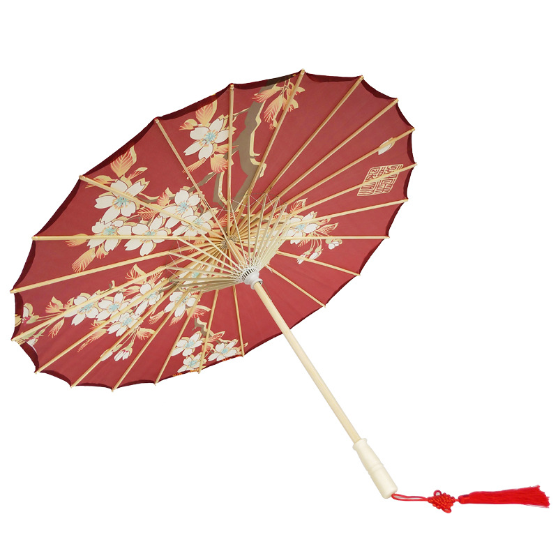 Rainproof and oil-proof paper umbrella wholesale silk umbrella scenic ceiling decoration dance catwalk umbrella air umbrella antique umbrella