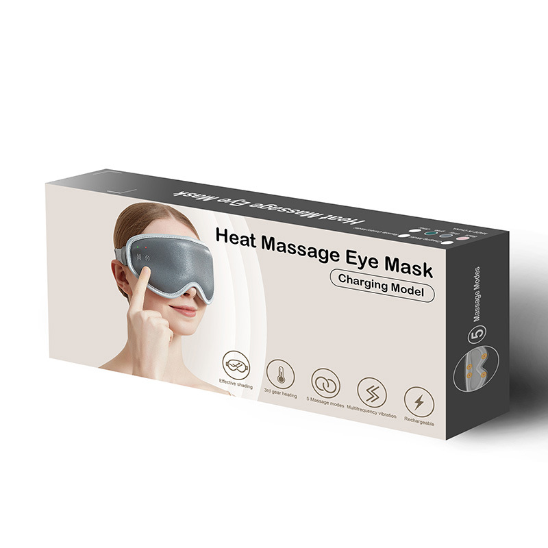 E-commerce hot 3d eye mask hot compress massage eyes to relieve eye fatigue fade dark circles rechargeable eye mask